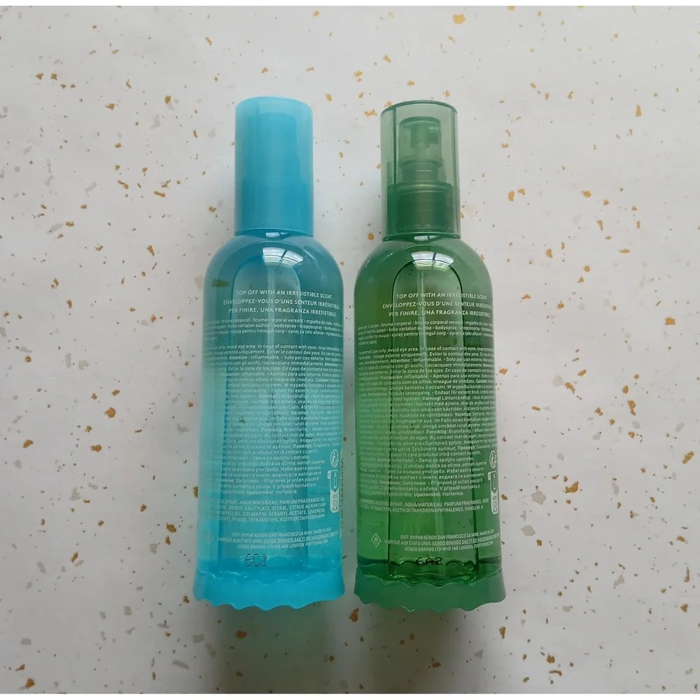 NEW Fenty Beauty Green Raspberry & Tropic Trip All Over Body Mist 5.9 fl oz Ea